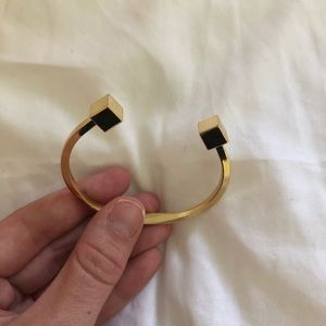 Gold Cuffed Bracelet